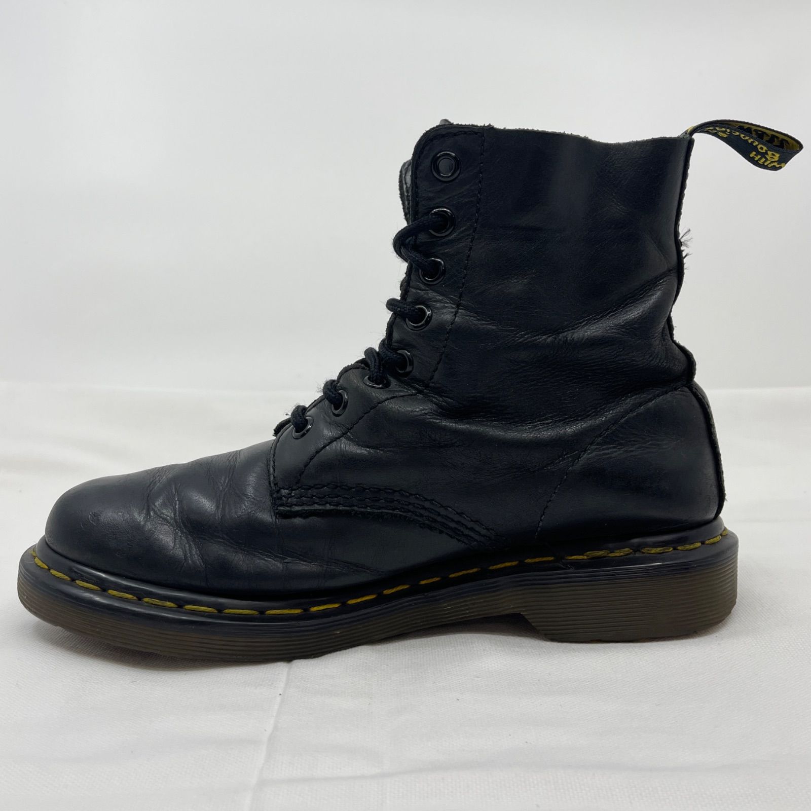 Dr. Martens 黒 レザー レースアップブーツ ブラック 編み上げ 24