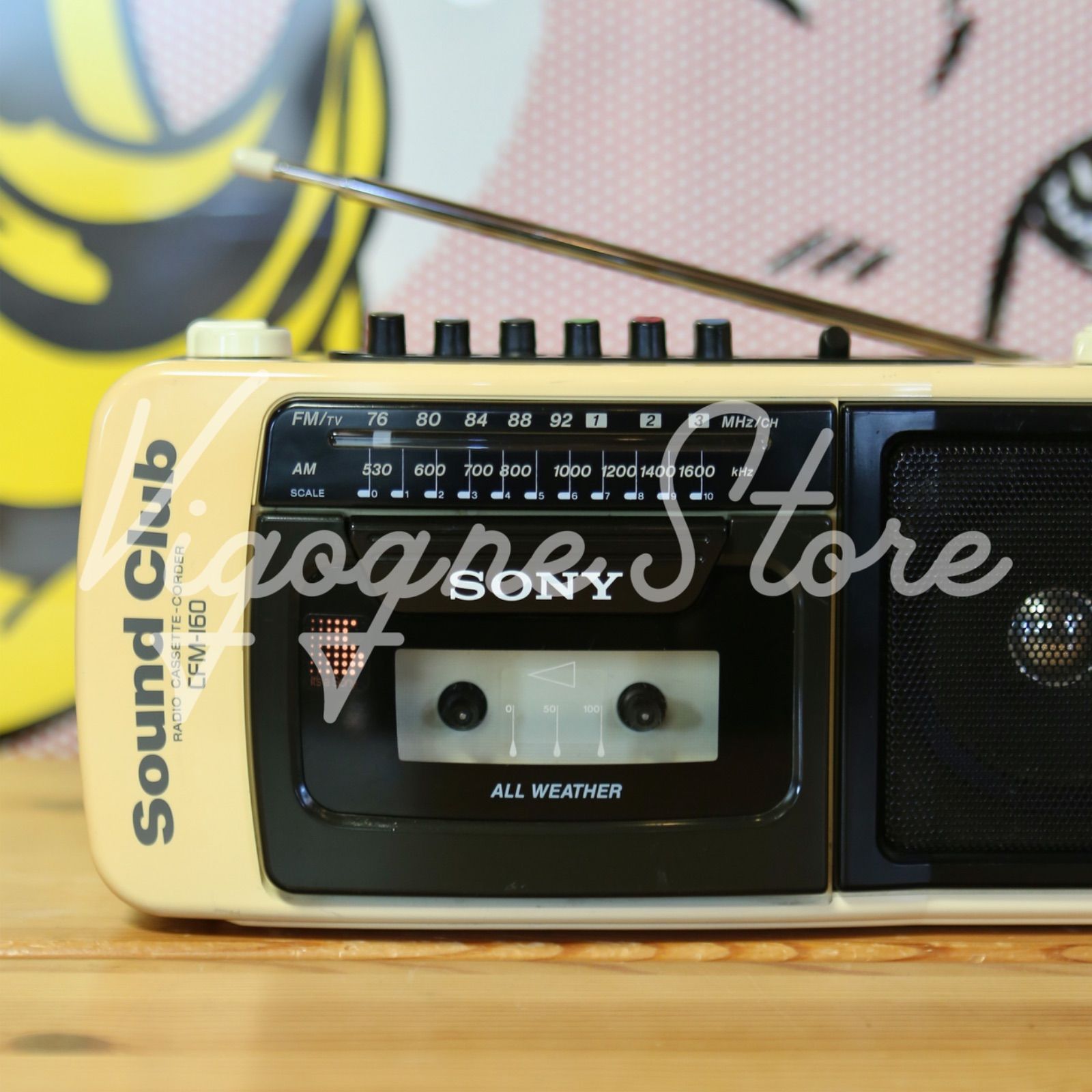 SONY SoundClub CFM-160 サウンドクラブ 防滴仕様 ラジカセ ソニー