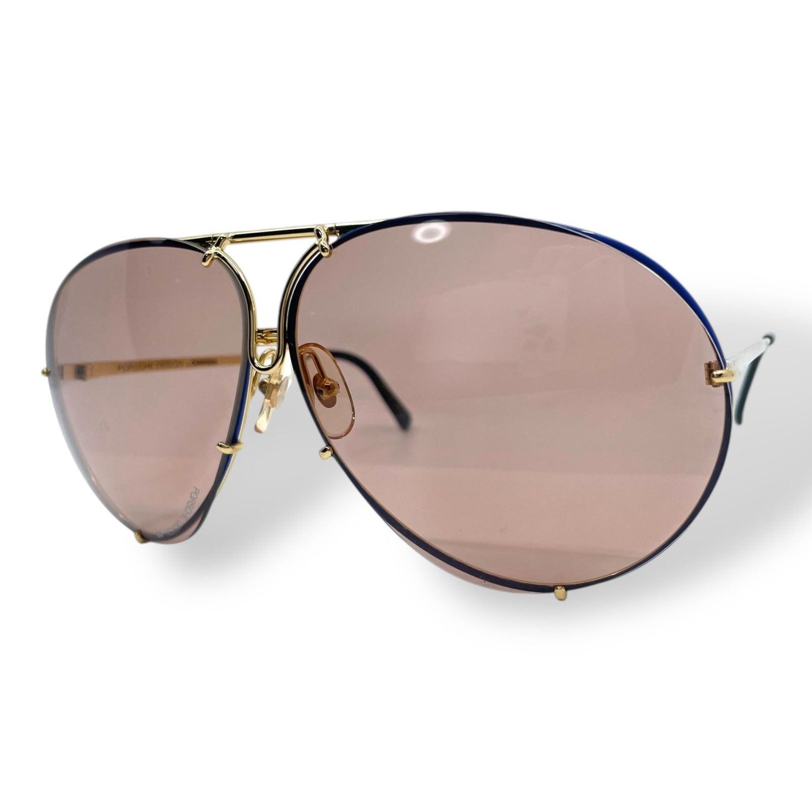 PORSCHE DESIGN by CARRERA ポルシェデザイン バイ カレラ ティアドロップ サングラス ブラック ブラウンスモーク ブルー ゴールドフレーム メンズ レディース H1