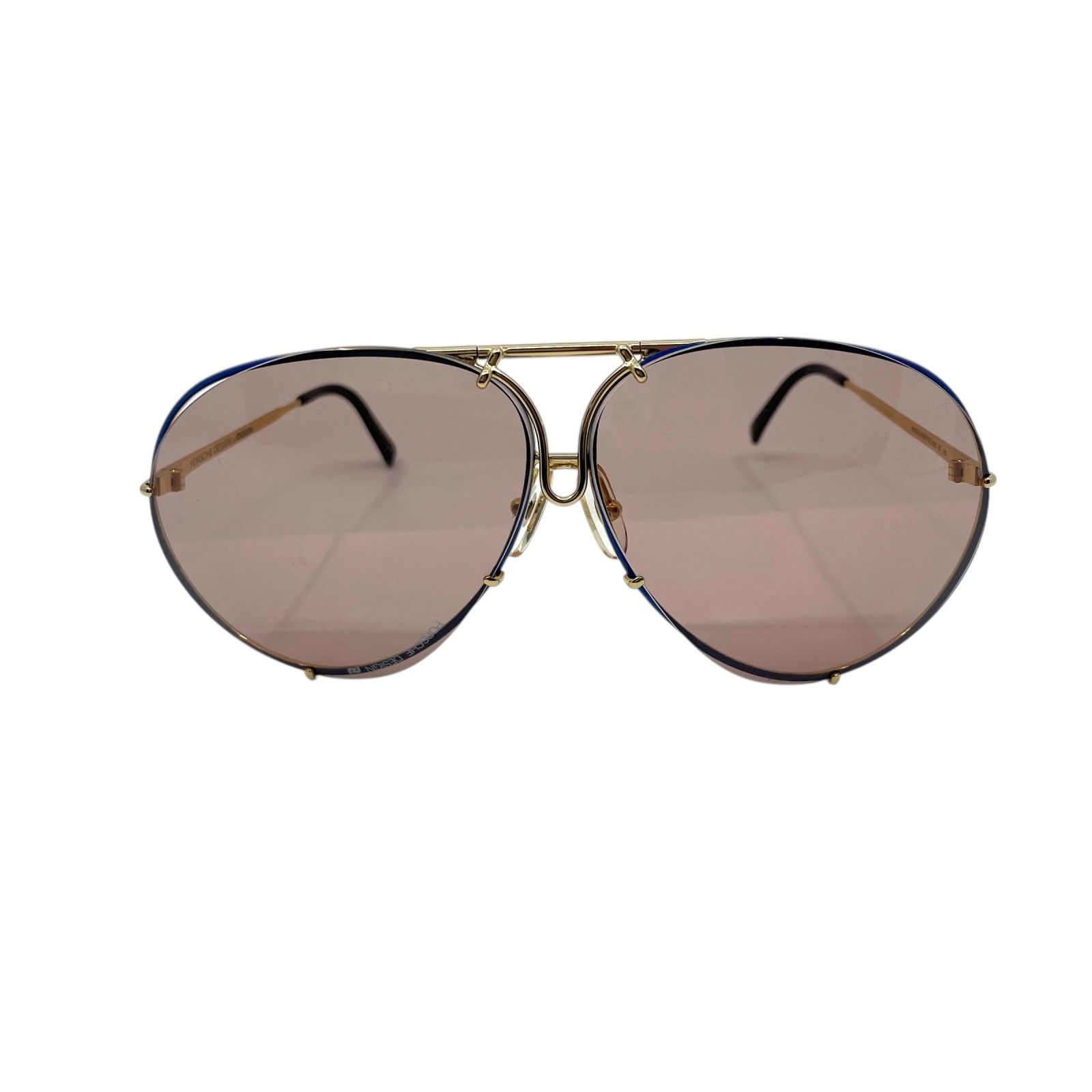 PORSCHE DESIGN by CARRERA ポルシェデザイン バイ カレラ ティアドロップ サングラス ブラック ブラウンスモーク ブルー ゴールドフレーム メンズ レディース H 1