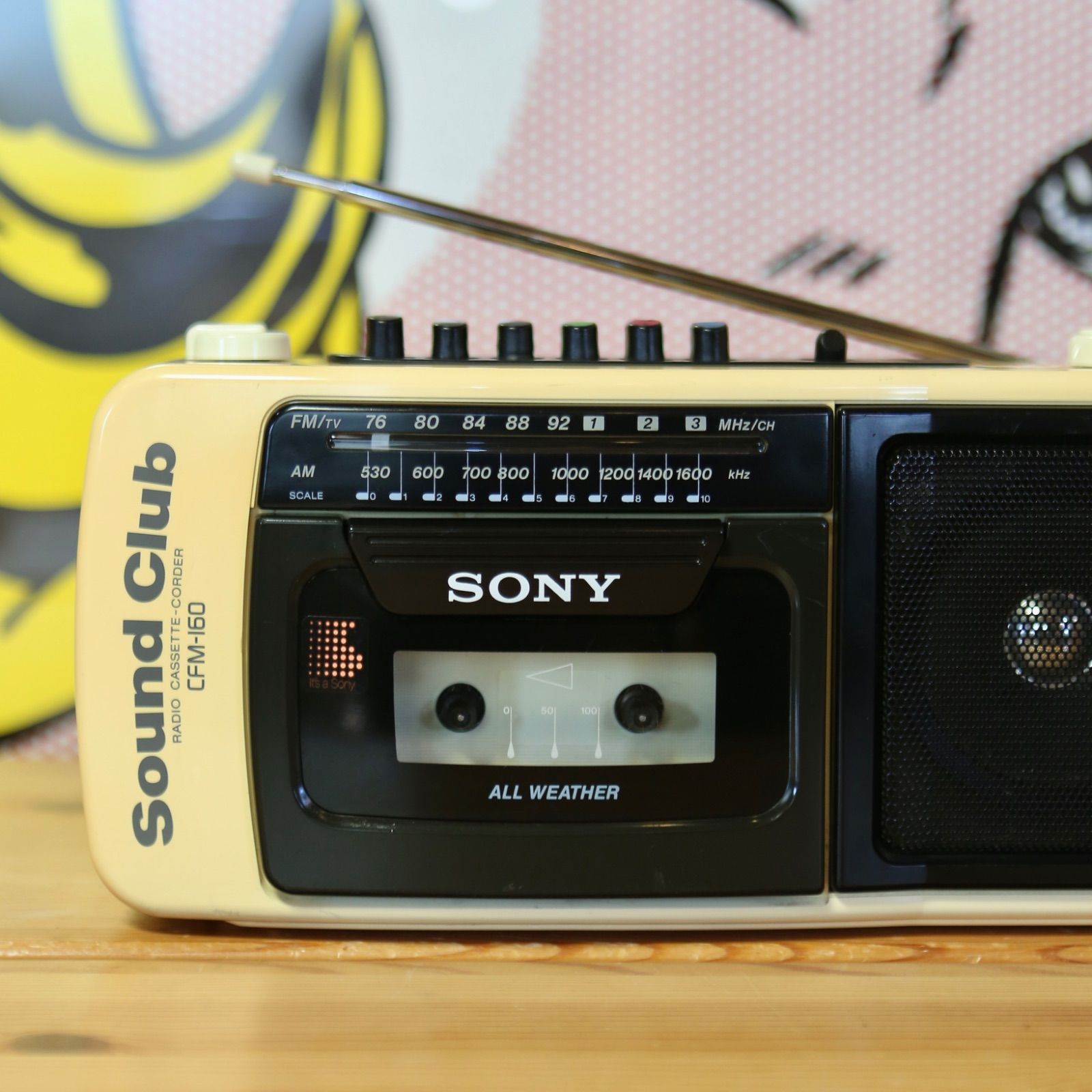 SONY SoundClub CFM-160 サウンドクラブ 防滴仕様 ラジカセ ソニー