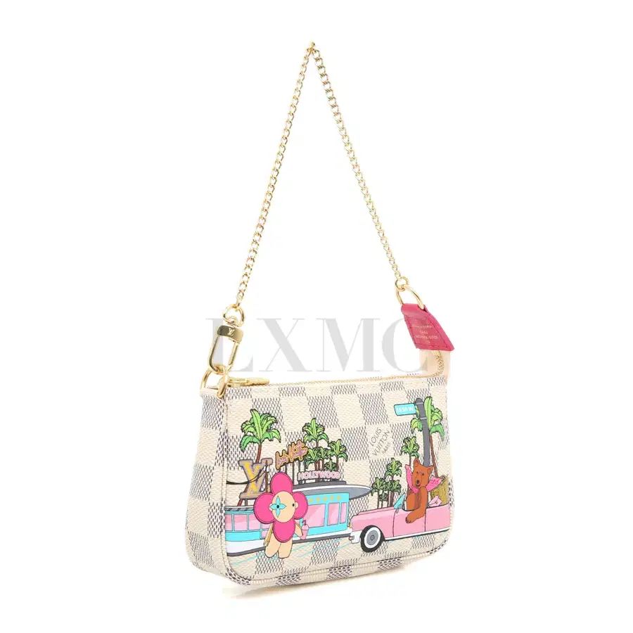 ルイヴィトン アズール ポシェット アクセソワール ミニ ポーチ N60487