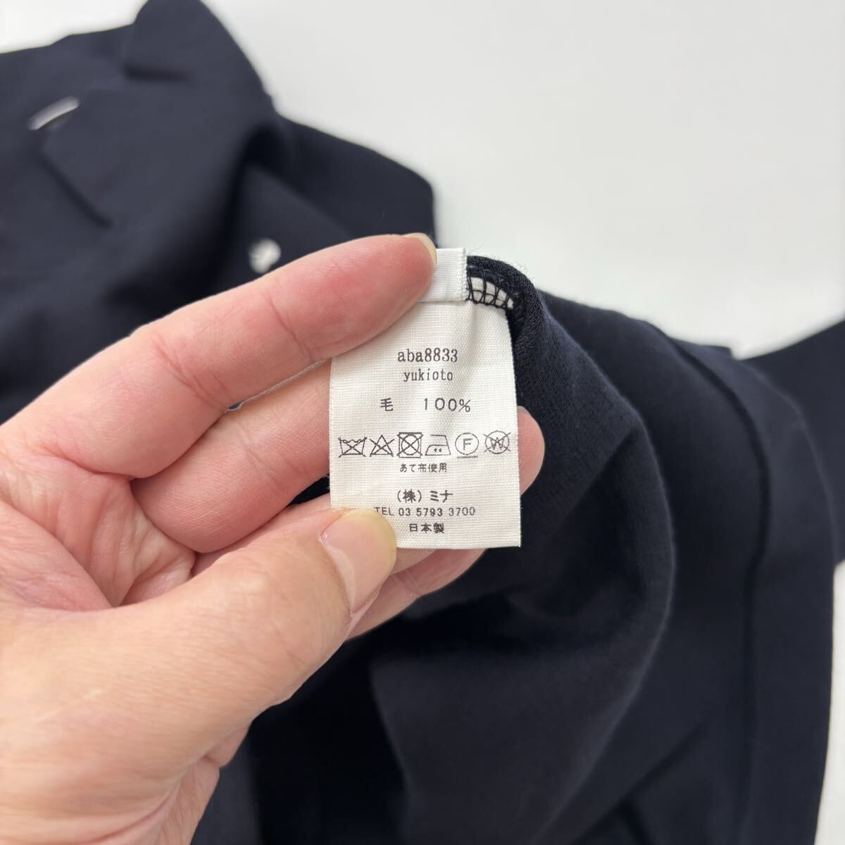 23aw 2023 mina perhonen ミナペルホネン yukioto ハイネック