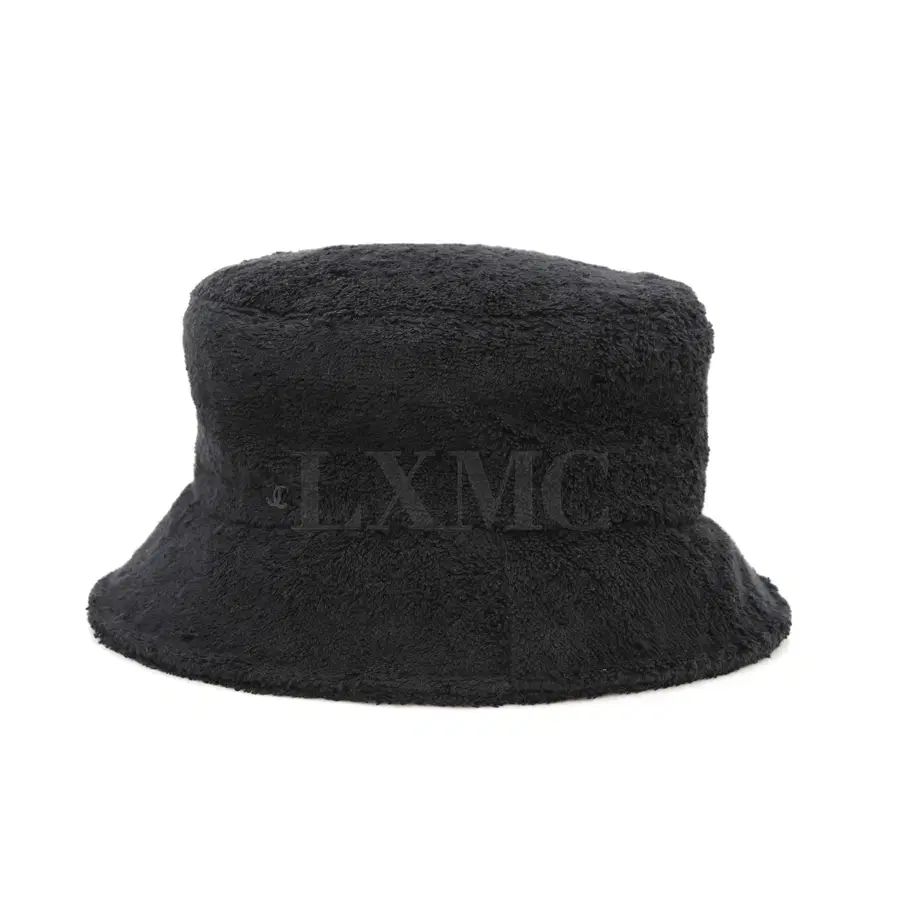 シャネル バケットハット ブラック フレンチテリー 帽子 CC ロゴ 九井一マーク AA 7415