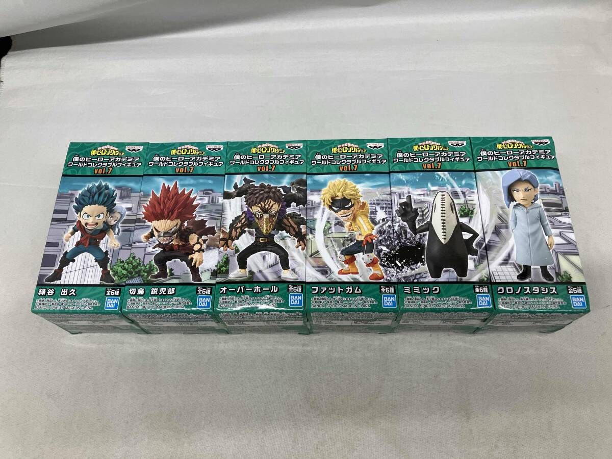 現状品 [全6種セット]バンプレスト 僕のヒーローアカデミア ワールド