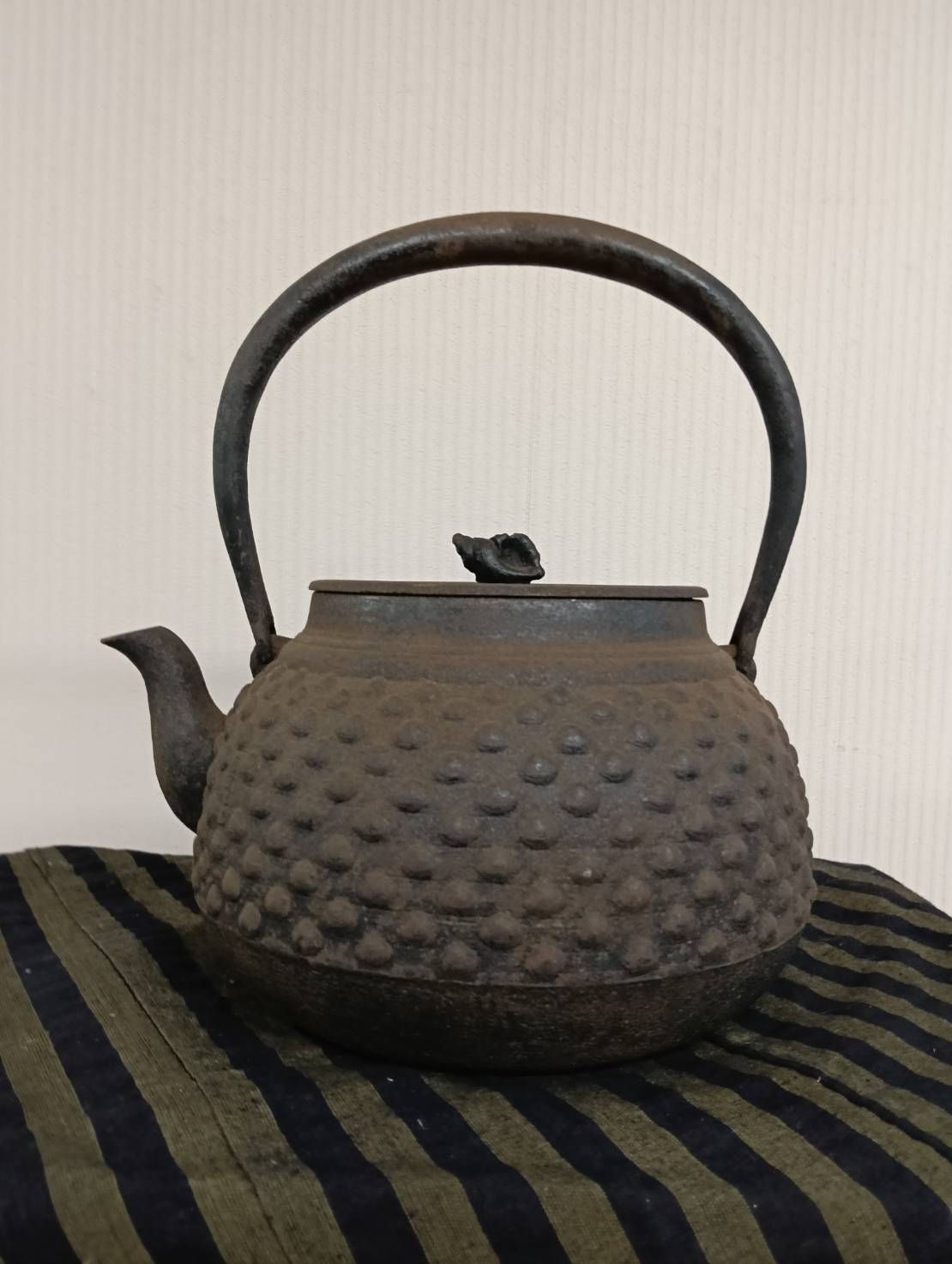 龍文堂 造 鉄瓶 水漏れ 無し 龍文堂 鉄瓶 茶道具 鉄瓶 龍文堂造 高