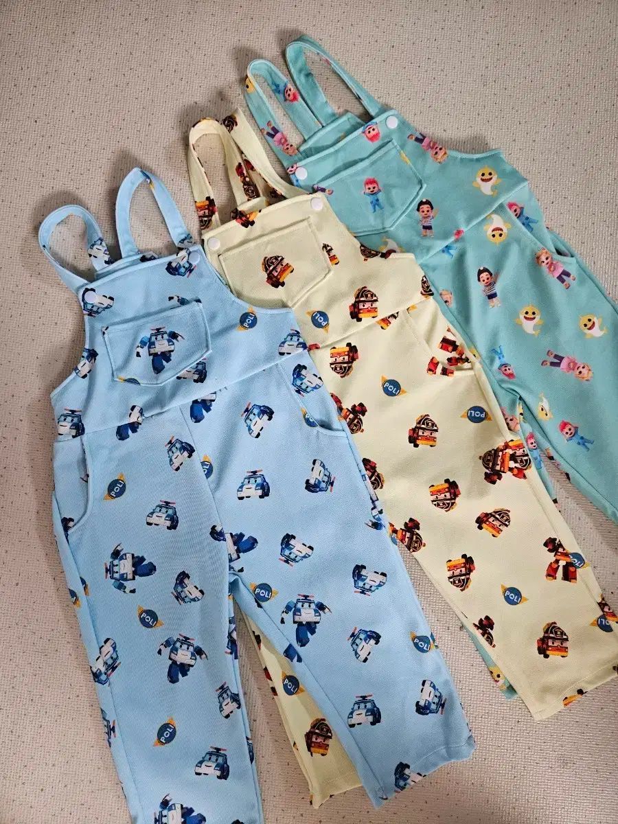 キャラクター オーバーオール ポーリー ロイ ベベピン 100