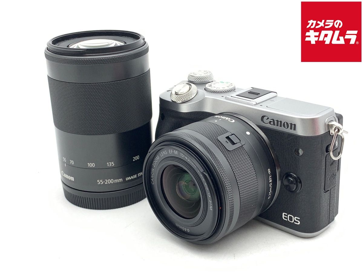 キヤノン EOS M6 ダブルズームキット シルバー