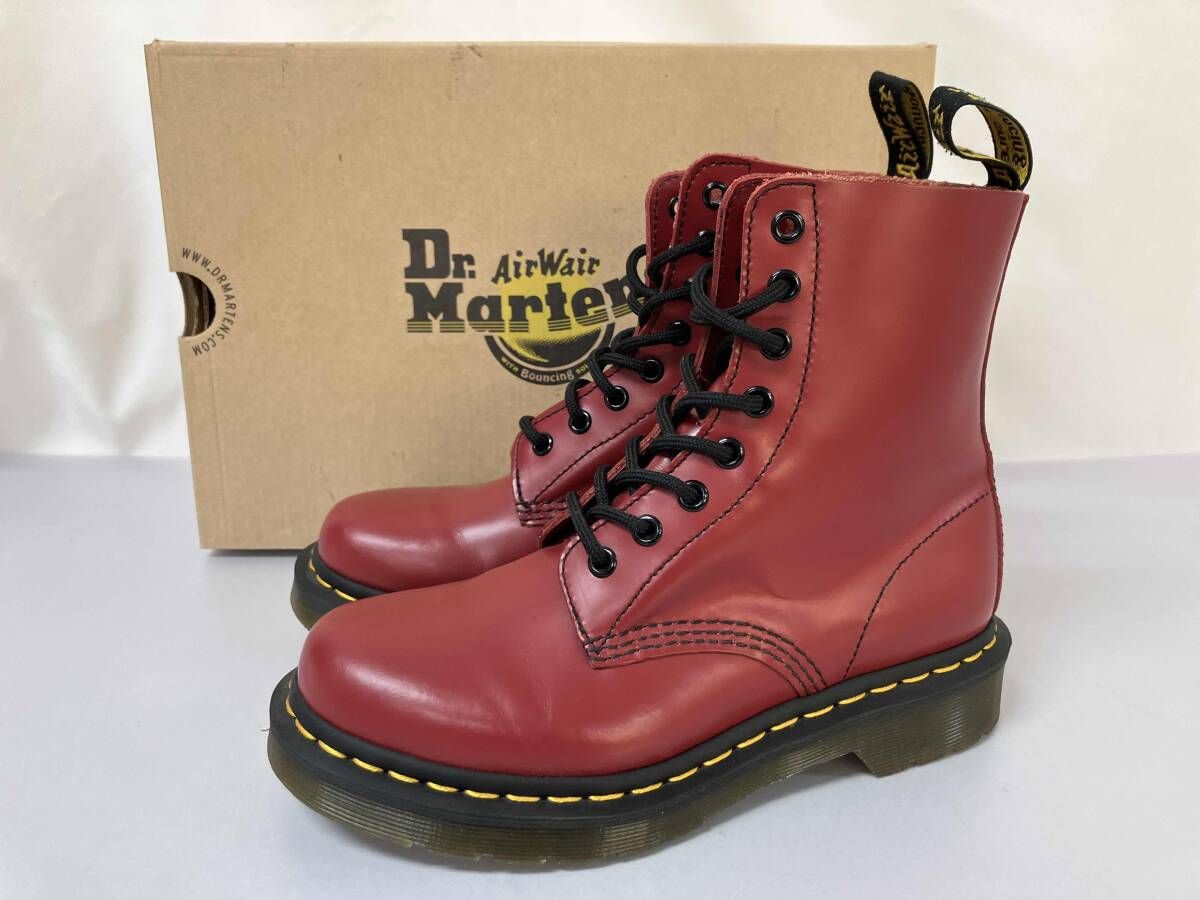 Dr.Martens ドクターマーチン 1460 PASCAL パスカル レッド 8ホール ブーツ UK4 レディース