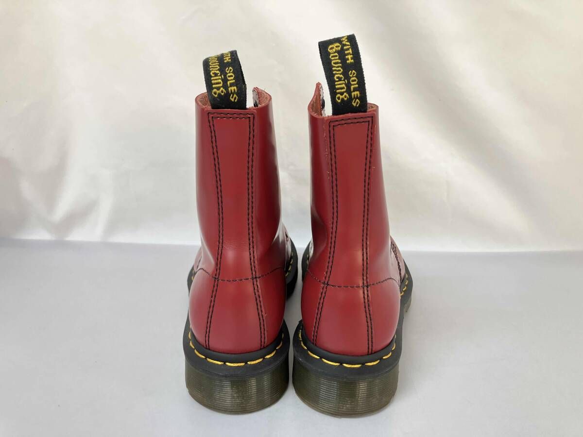  Dr Martens ドクターマーチン 1460 PASCAL パスカル レッド 8ホール ブーツ UK 4 レディース その他 ブーツ 革靴