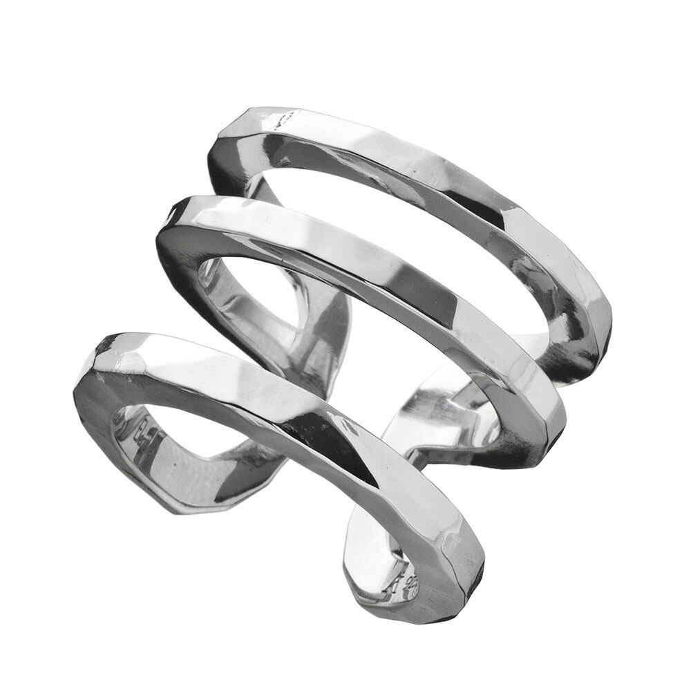 トリプルカフリング 15号～23号 アルテミスキングス シルバー ジュエリーブランド