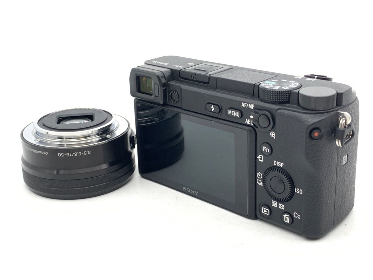 並品 ソニー α6400 パワーズームレンズキット ブラック ILCE-6400L B