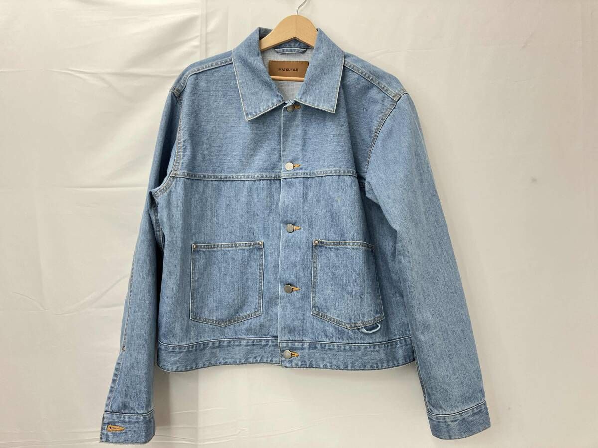 MATSUFUJI マツフジ Bleach Denim Work Jack ブリーチデニムワーク