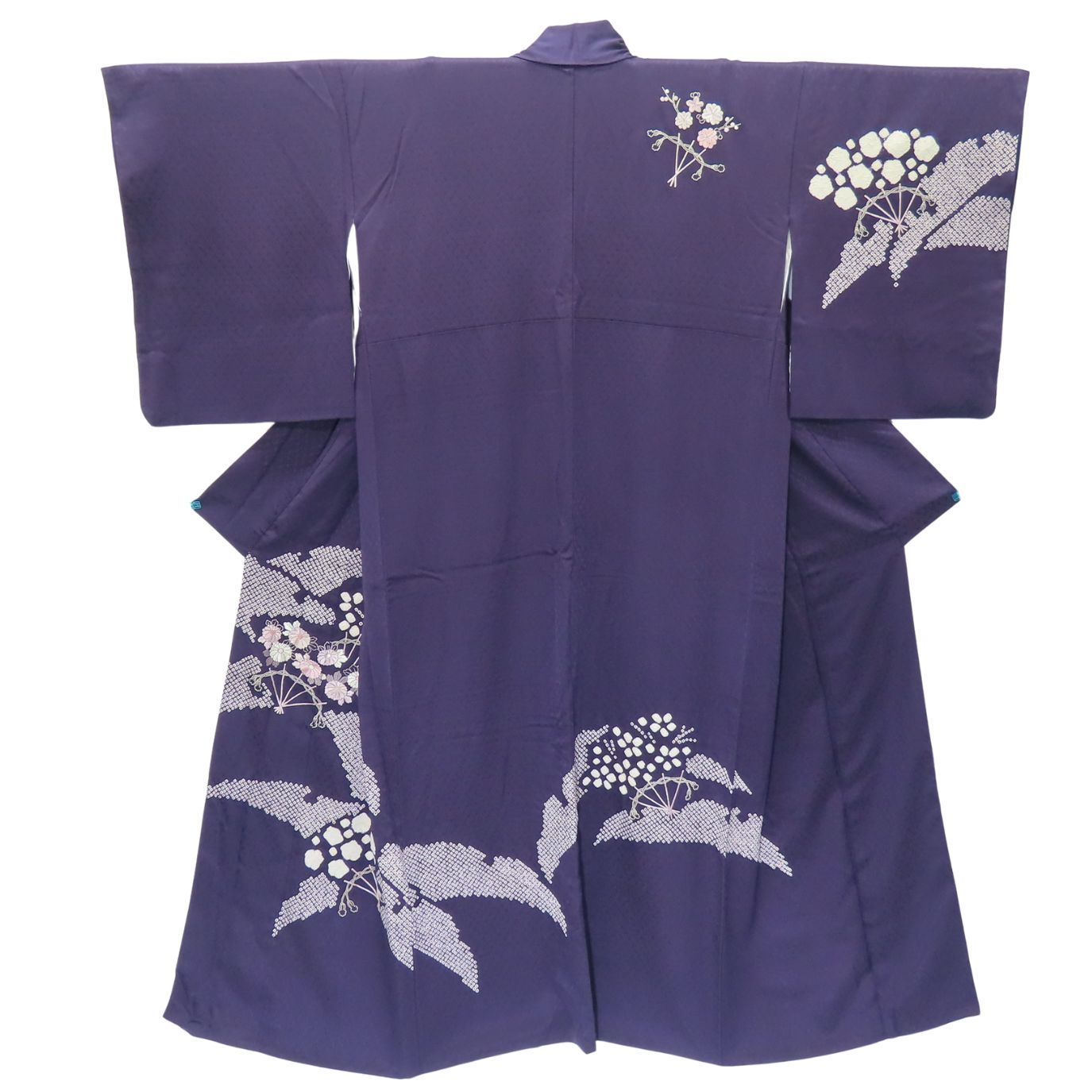 訪問着 付下 絞り 正絹 パープル 和装 呉服 和服 きもの レディース 女性