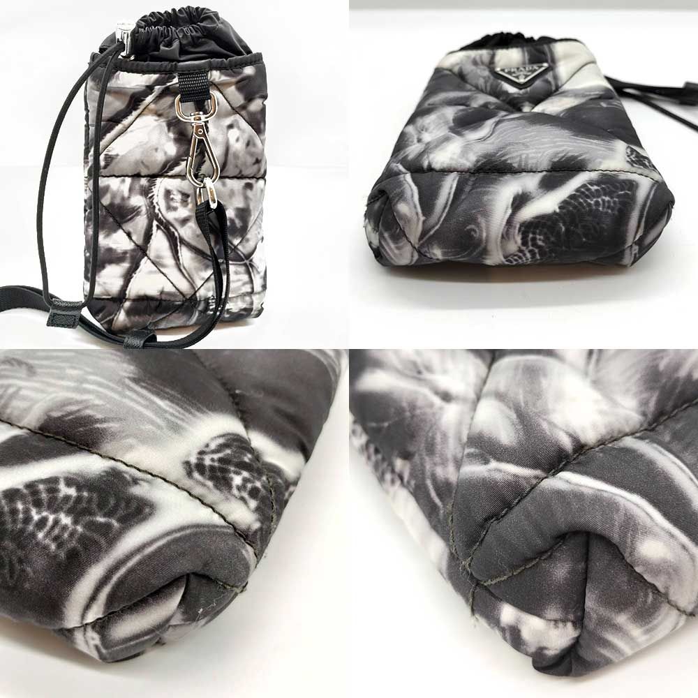 プラダ ネックストラップ付き ポーチ リナイロン Aランク 2TZ037