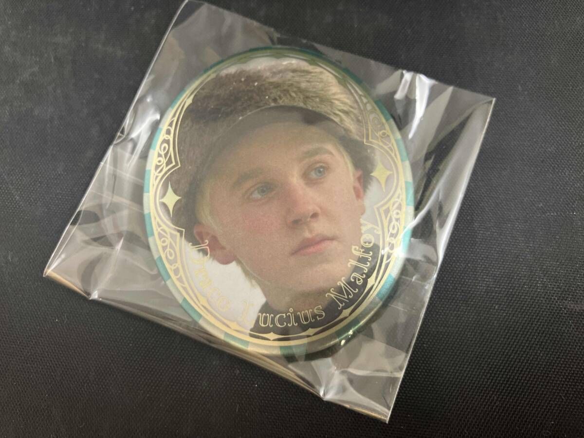 ハリーポッター Harry Potter ドラコ・マルフォイ　オーバル缶バッジ 美品 ドラコ・マルフォイ ハリーポッター オーバル缶バッジ