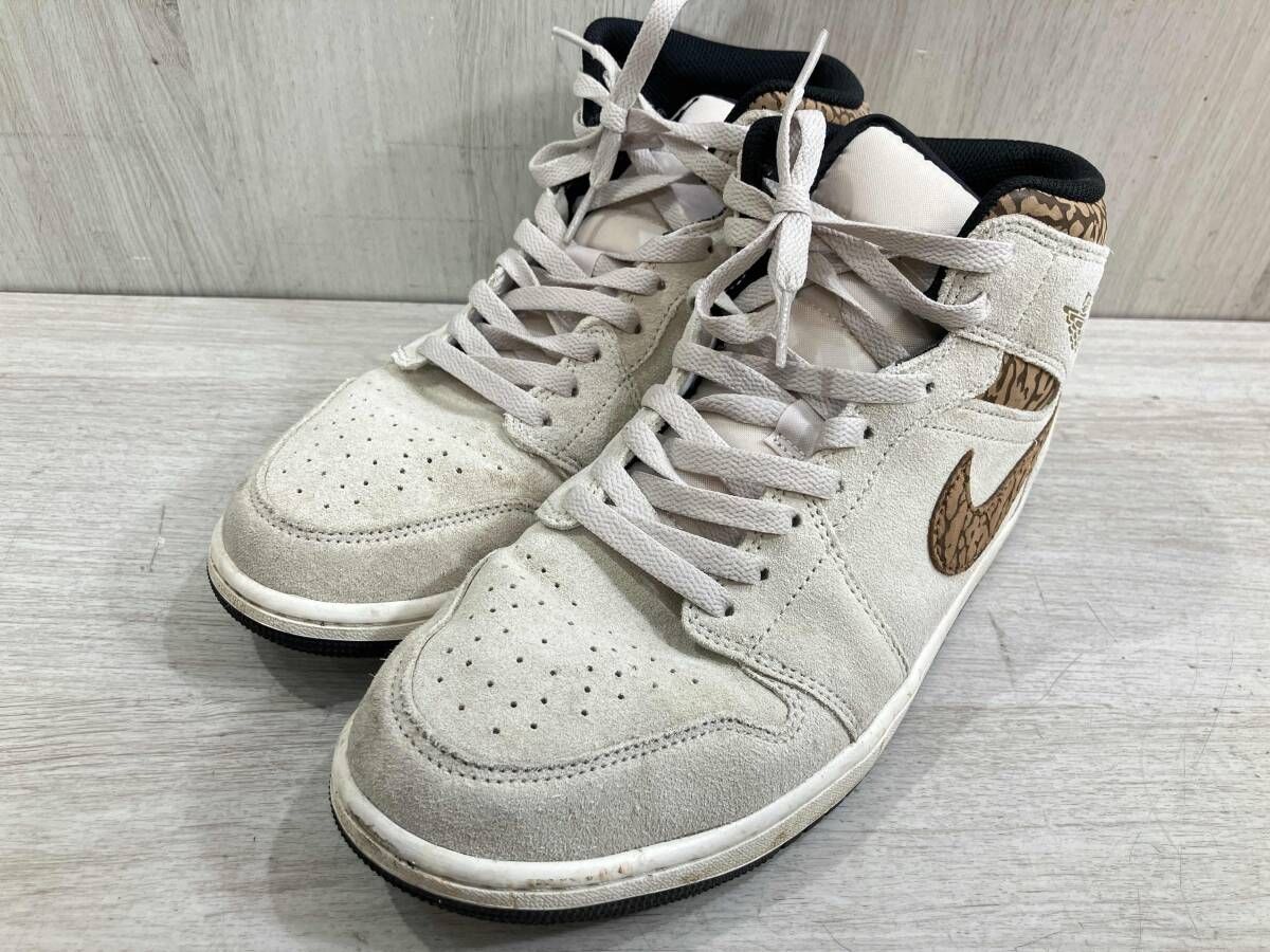 通年 NIKE ナイキ AIR JORDAN 1 MID SE Brown Elephant/Safari