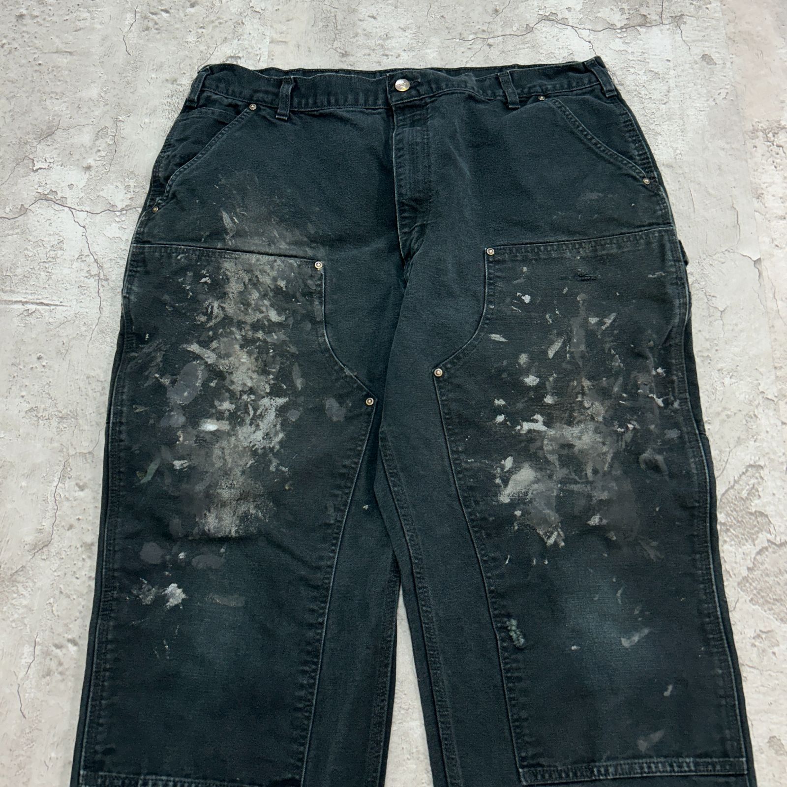 00s　カーハート　ダックペインターパンツ　人気カラー　古着　ブラック　W38 楽天市場】00s カーハート Carhartt ダブルニー ブラック ダック