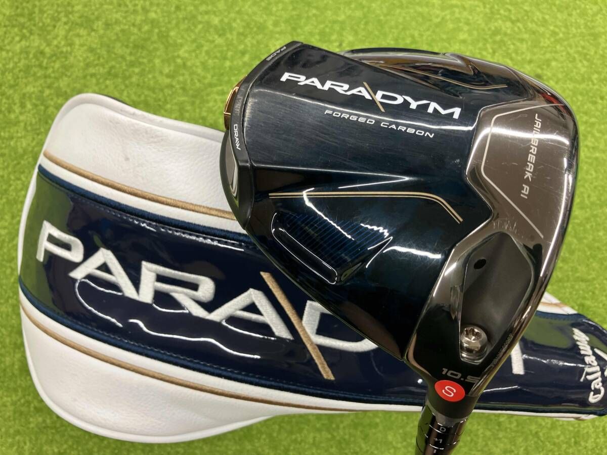 キャロウェイ Callaway ドライバー PARADYM 1W 10.5度 VENTUS TR Fujikura フレックスS ヘッドカバー付き