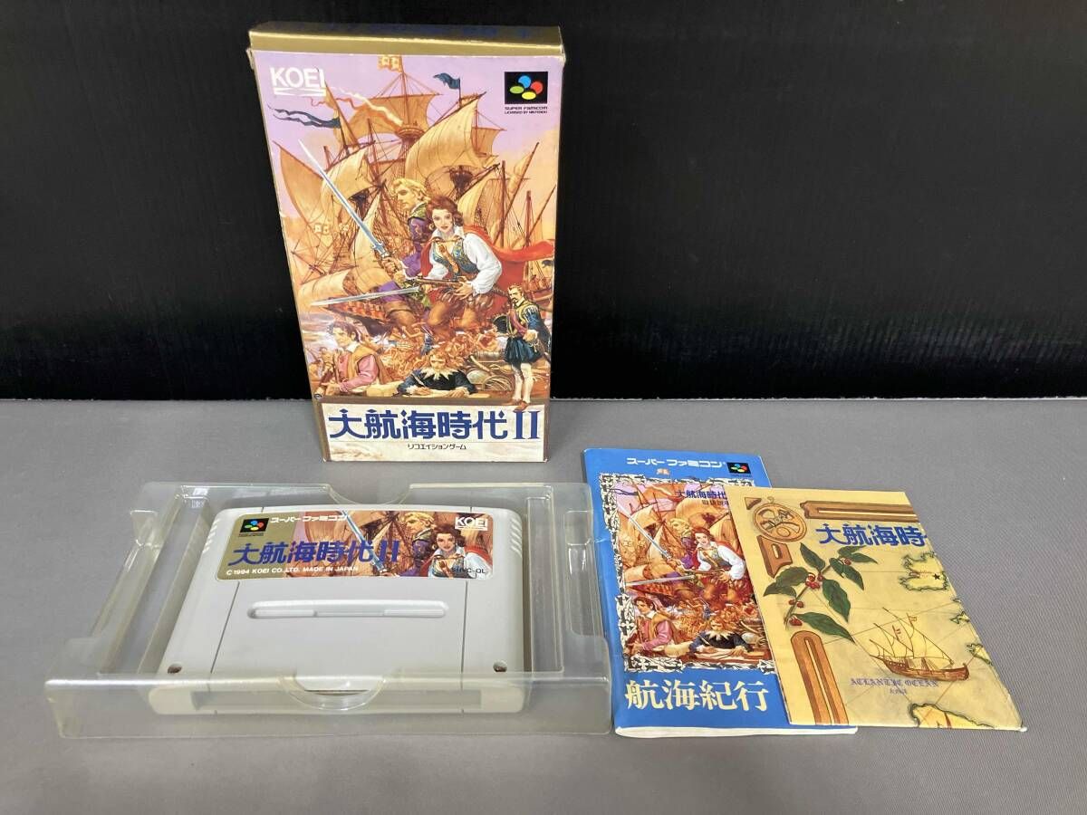 書き込み・汚れ有り/ 箱説あり スーパーファミコン 大航海時代2 - メルカリ