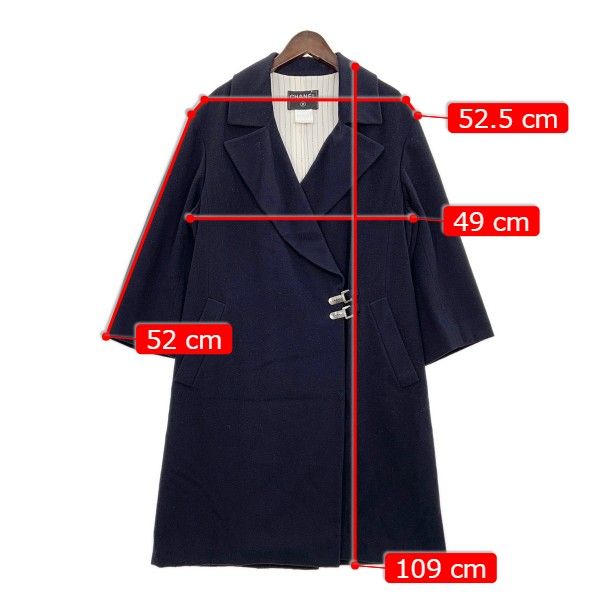 CHANEL シャネル ロングコート P13776W02534 ジャケット カシミヤ