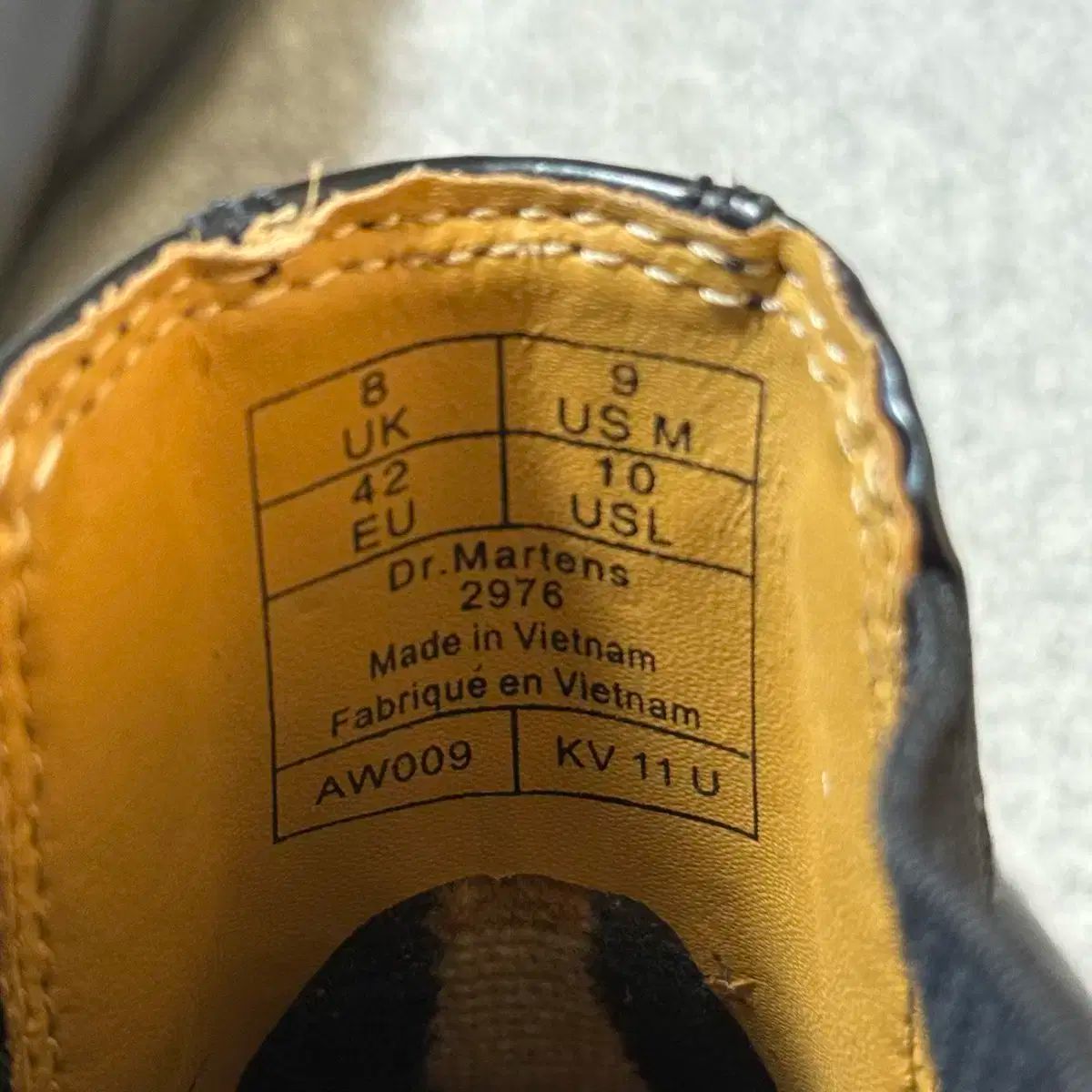  DR MARTENS ドクターマーチン チェルシーブーツ 2976 UK 8 270 ローファー ブーツ 革靴