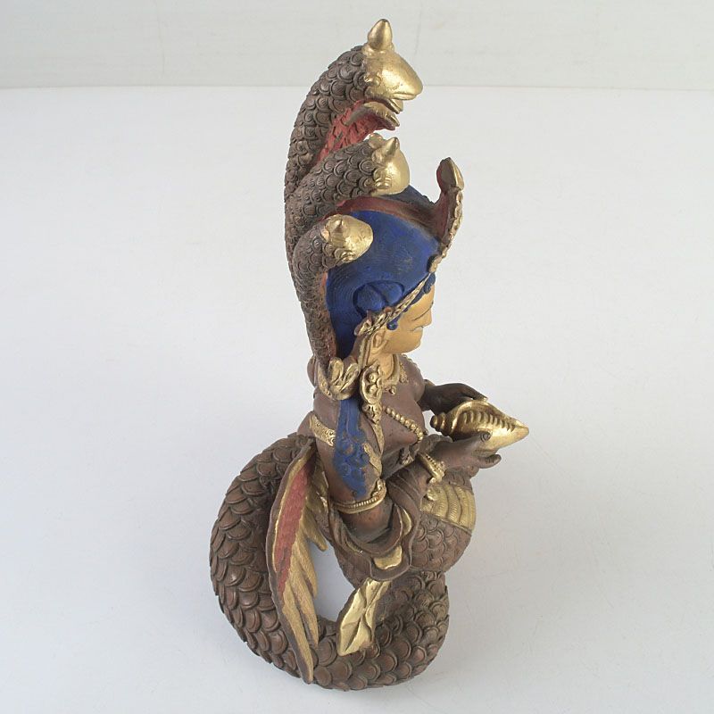 仏教美術 古銅塗金彩色 チベット仏 仏像 G S212 - メルカリ