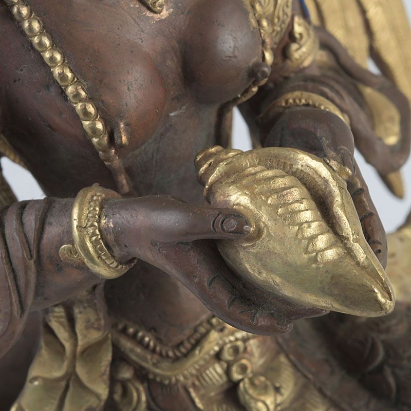 仏教美術 古銅塗金彩色 チベット仏 仏像 G S212 - メルカリ