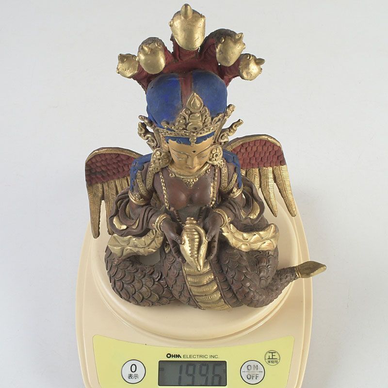 仏教美術 古銅塗金彩色 チベット仏 仏像 G S212 - メルカリ