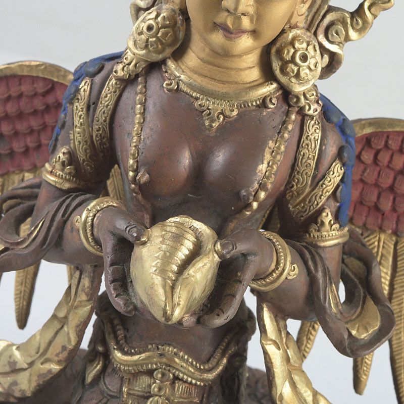 RITAO専用　仏教美術　古銅　チベット仏　仏像　置物　M　R4042 RITAO専用 仏教美術 古銅 チベット仏 仏像 置物 M R4042