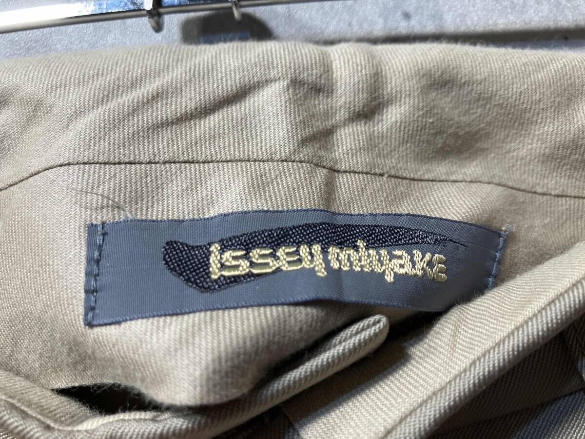 ウールタックパンツ ベージュ