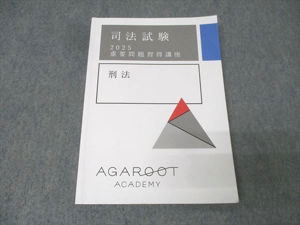 アガルートアカデミー 重要問題習得講座 司法試験予備試験2024/2025 重