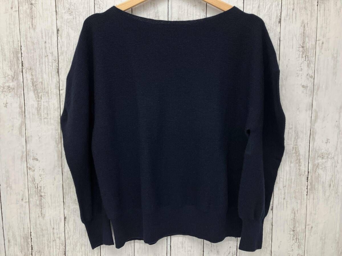 ISSEY MIYAKE 長袖ニット ネイビー IL93kn731 ウール サイズ2
