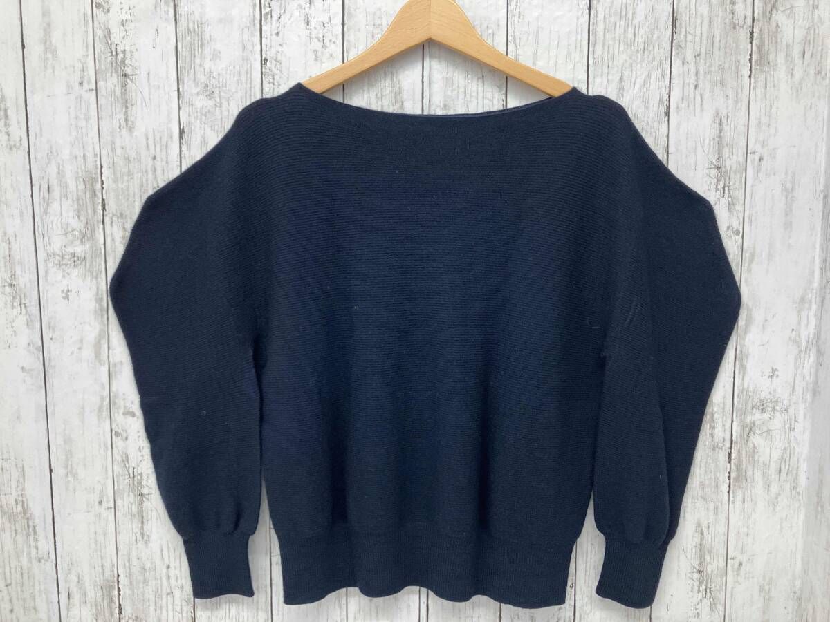 ISSEY MIYAKE 長袖ニット ネイビー IL93kn731 ウール サイズ2