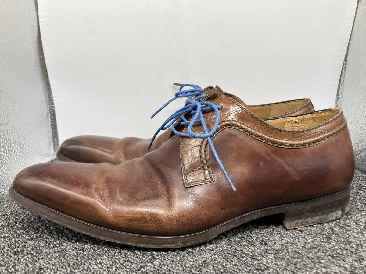MAGNANNI マグナーニ VIBRAM製ソール ドレスシューズ サイズ 42 ブラウン 13844