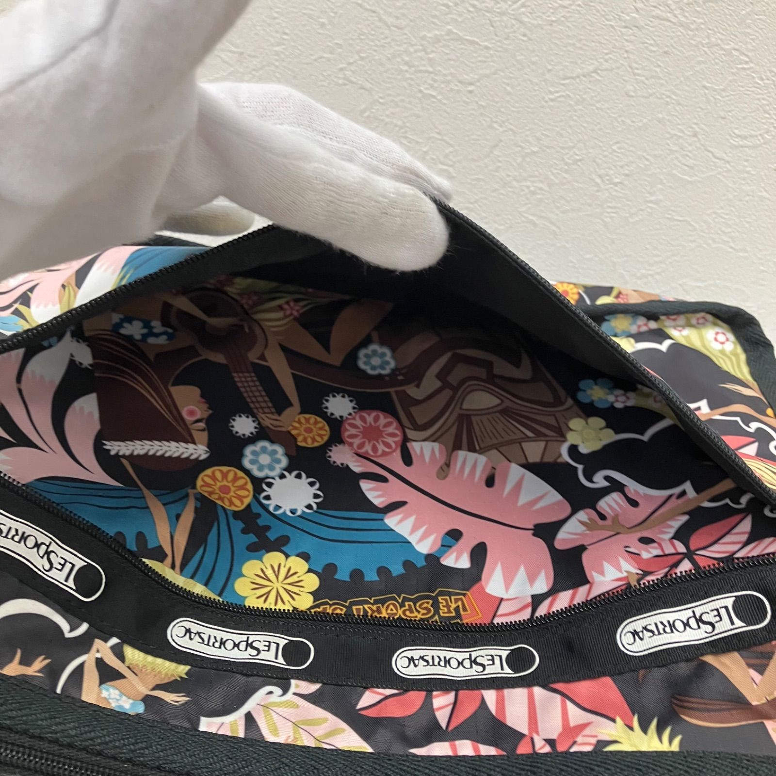 レディース 未使用/ハワイ限定【レスポートサック】アロハ ワヒネフラ 