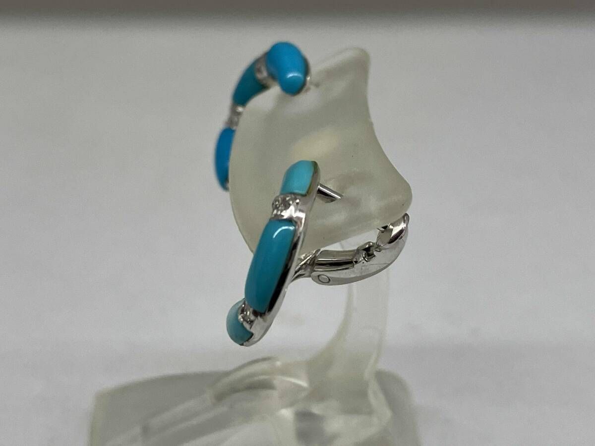 デザインピアス K 18 WG 総重量約 2.8 g