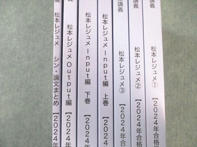 CPA会計学院 公認会計士講 本物 監査論 短答対策講義 松本レジュメ