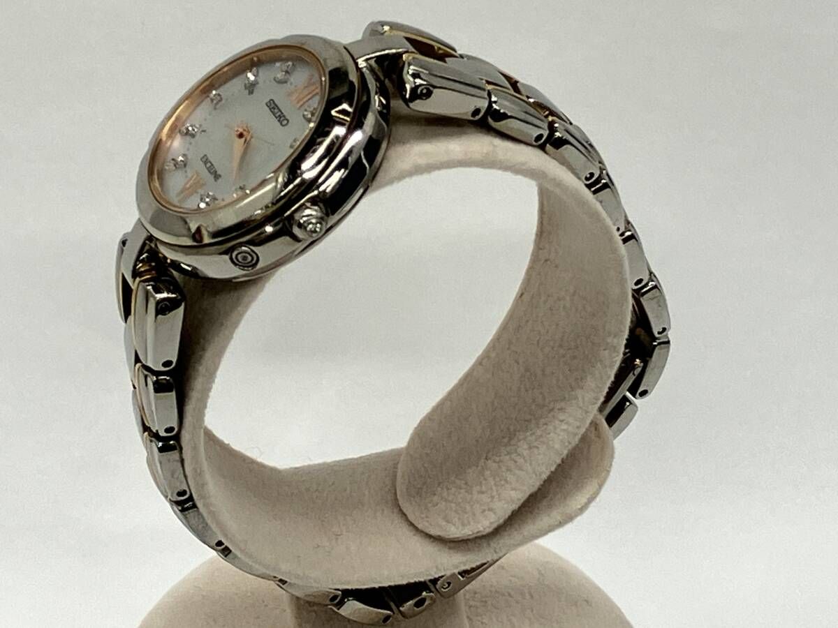 SEIKOセイコー エクセリーヌ 1 B 22 0 CH 電波ソーラー レディース LIMITED EDITION 腕時計