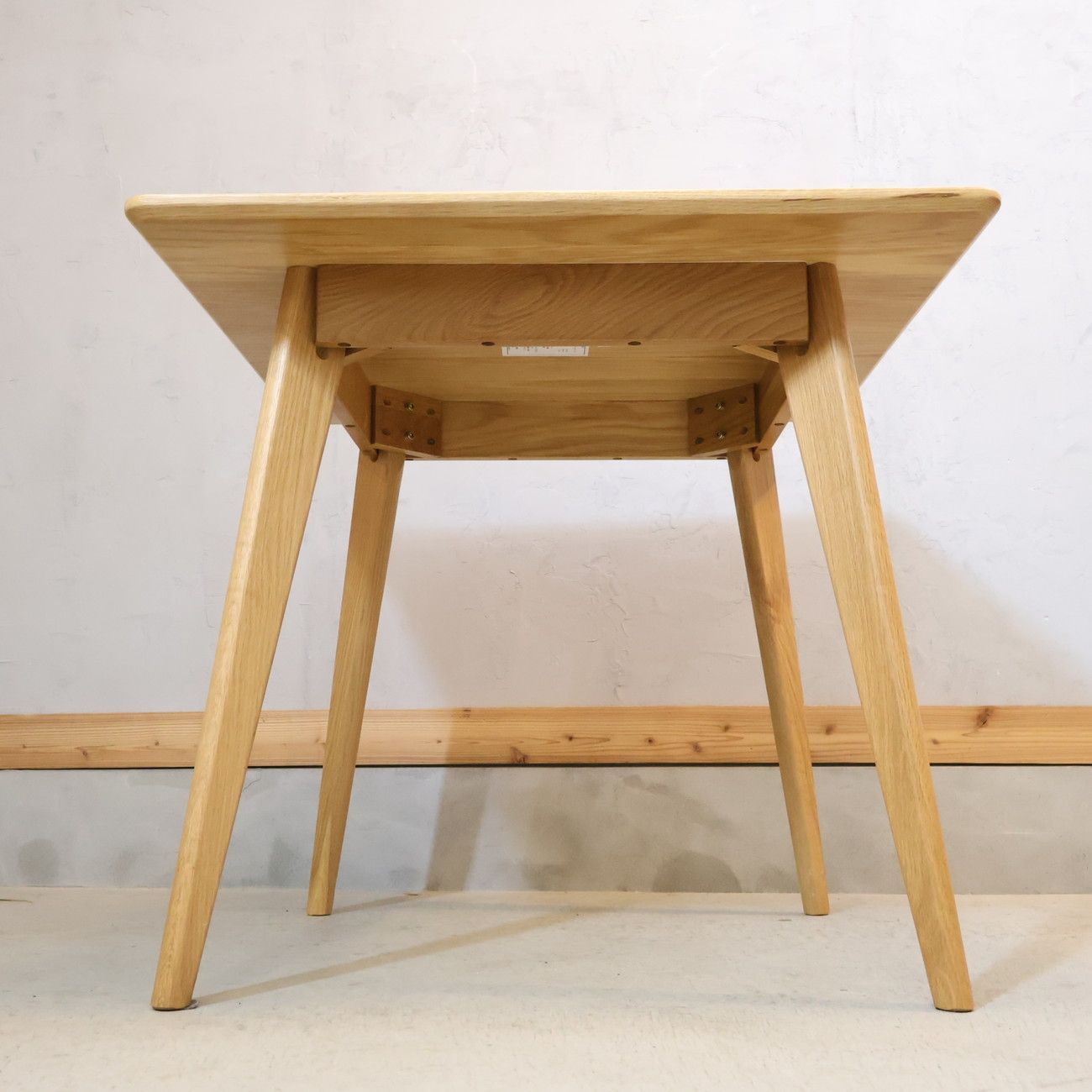 【オーク無垢】Re:CENO(リセノ)ダイニングテーブル【幅80cm】 楽天市場】ダイニングテーブル RIVER 正方形 幅80 木製 オーク 無垢