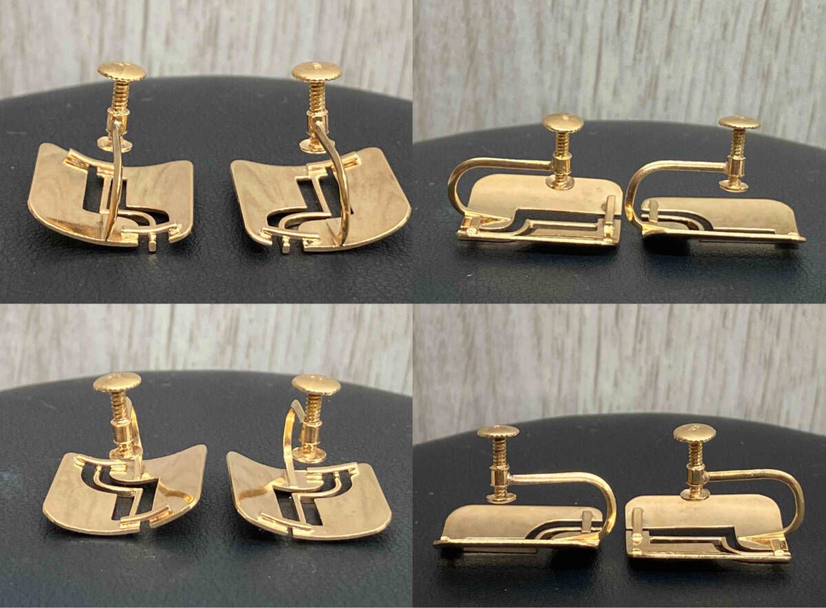 デザインイヤリング K 18 約4.3 g