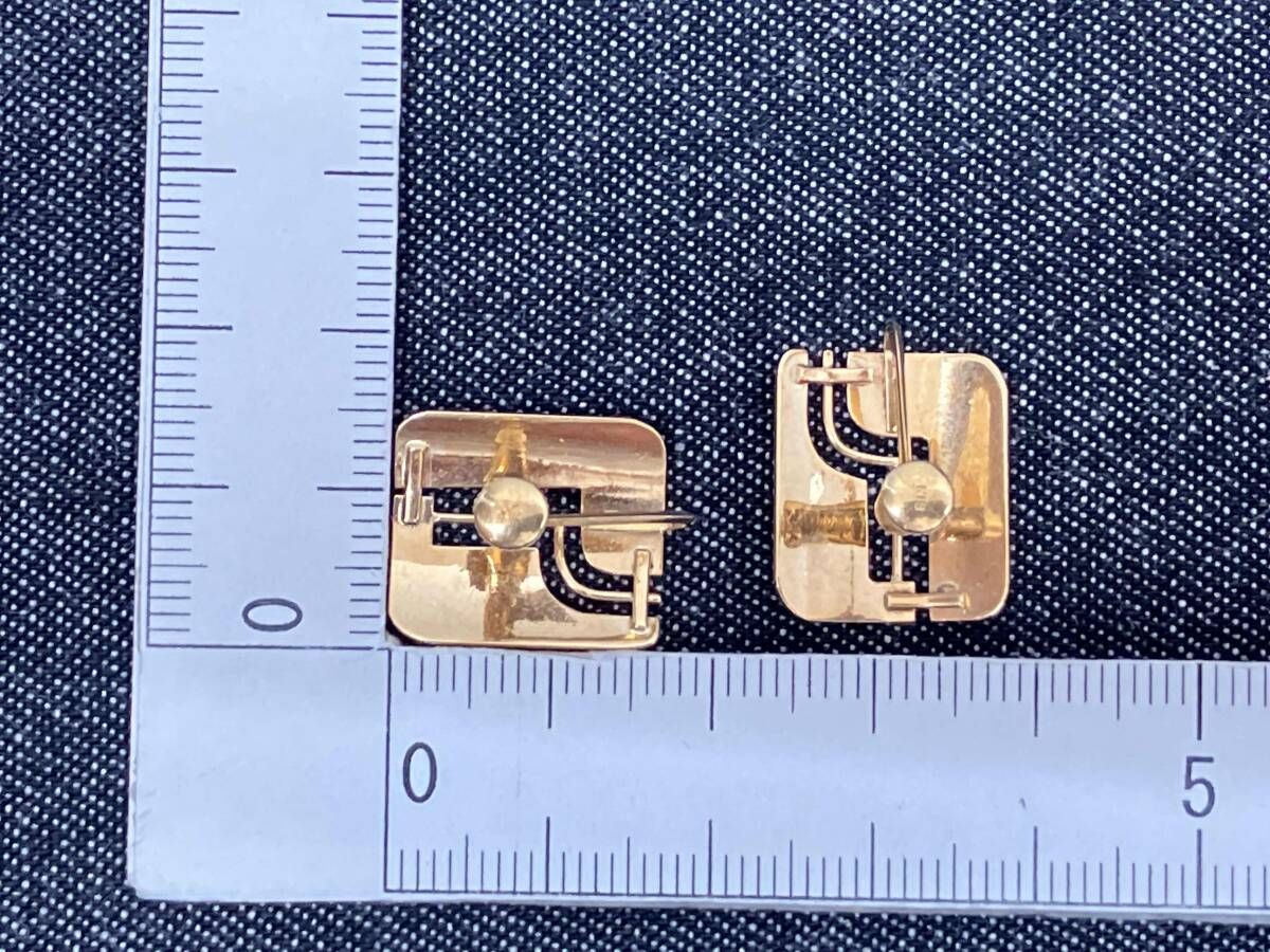  デザインイヤリング K 18 約4.3 g イヤリング アクセサリー