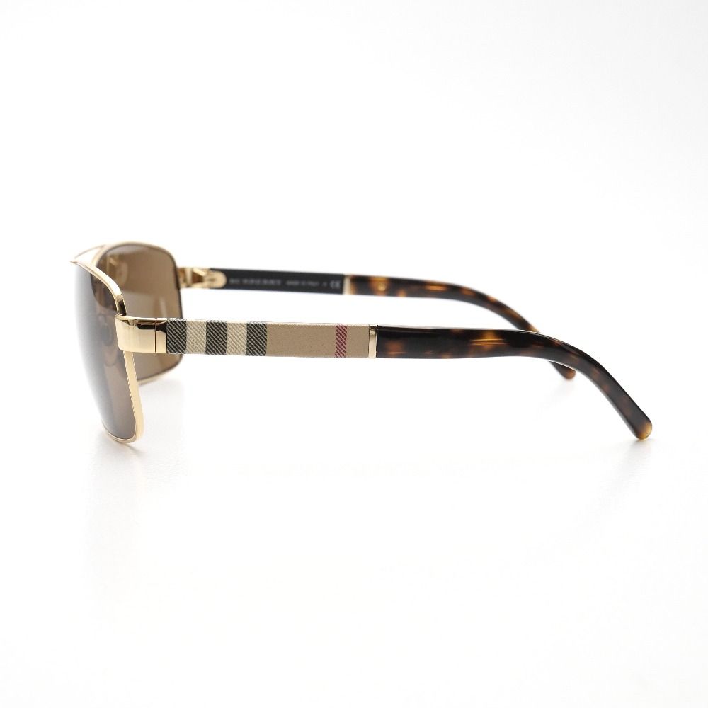 バーバリー サングラス サイズ63 16 135 チェック アイウェア メガネ ブランド古着 RA 6557