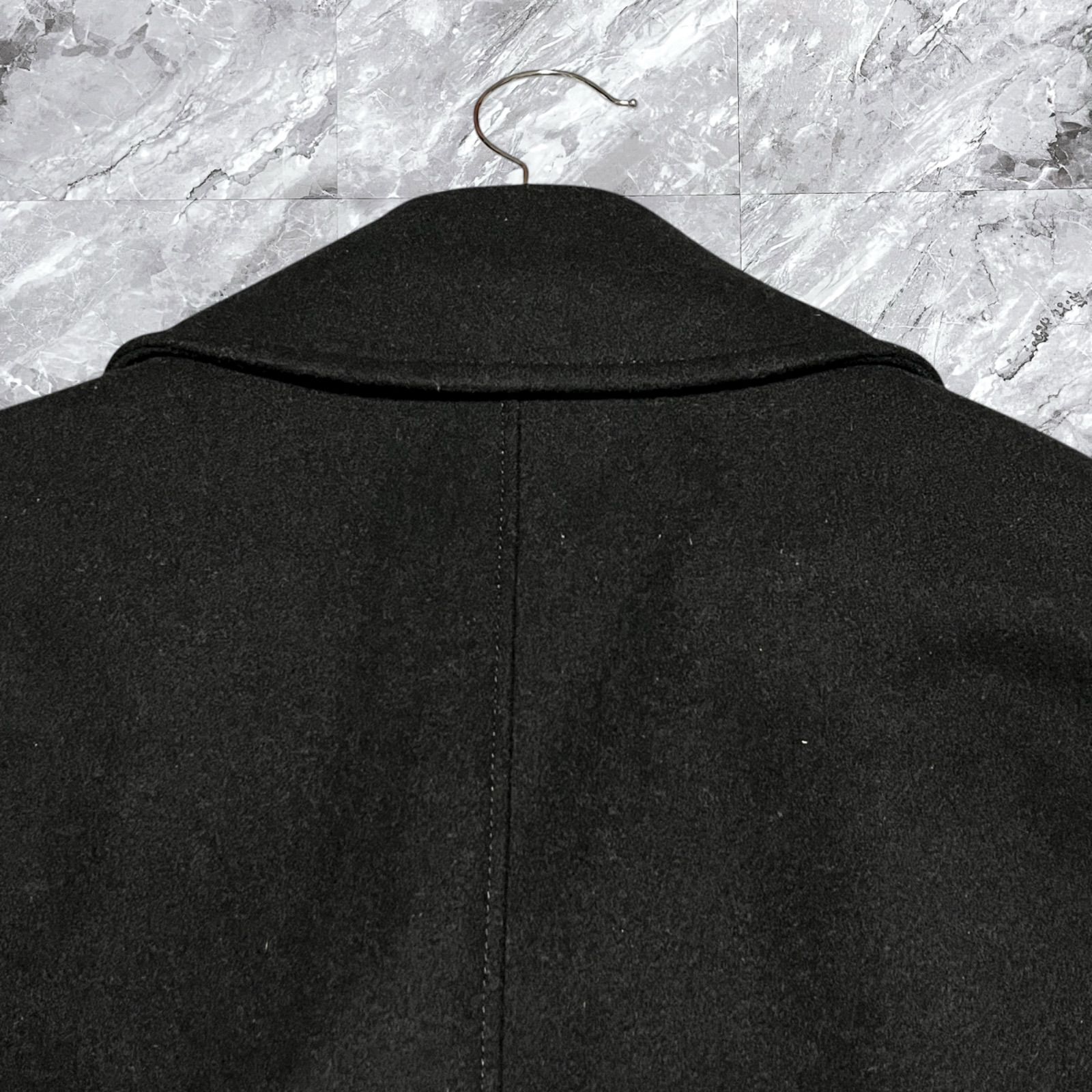 極美品 agnes b. HOMME アニエスベーオム ピーコート ウール カシミヤ