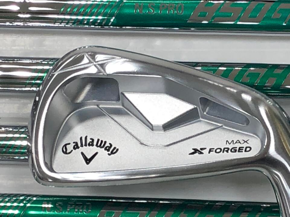 X FORGED MAX R NSプロ 850 GH neo アイアンセット キャロウェイ 最短