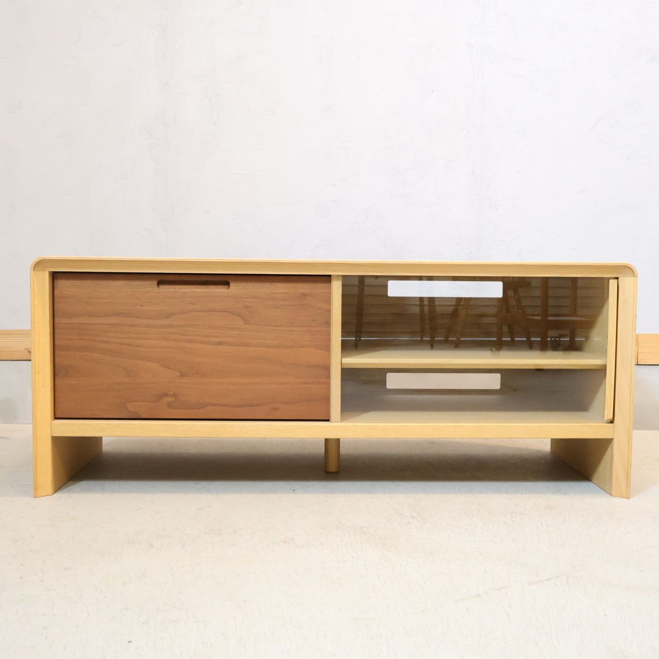 nissin 日進木工 メアリー ナラ材 テレビボード ナチュラル TV台 AV