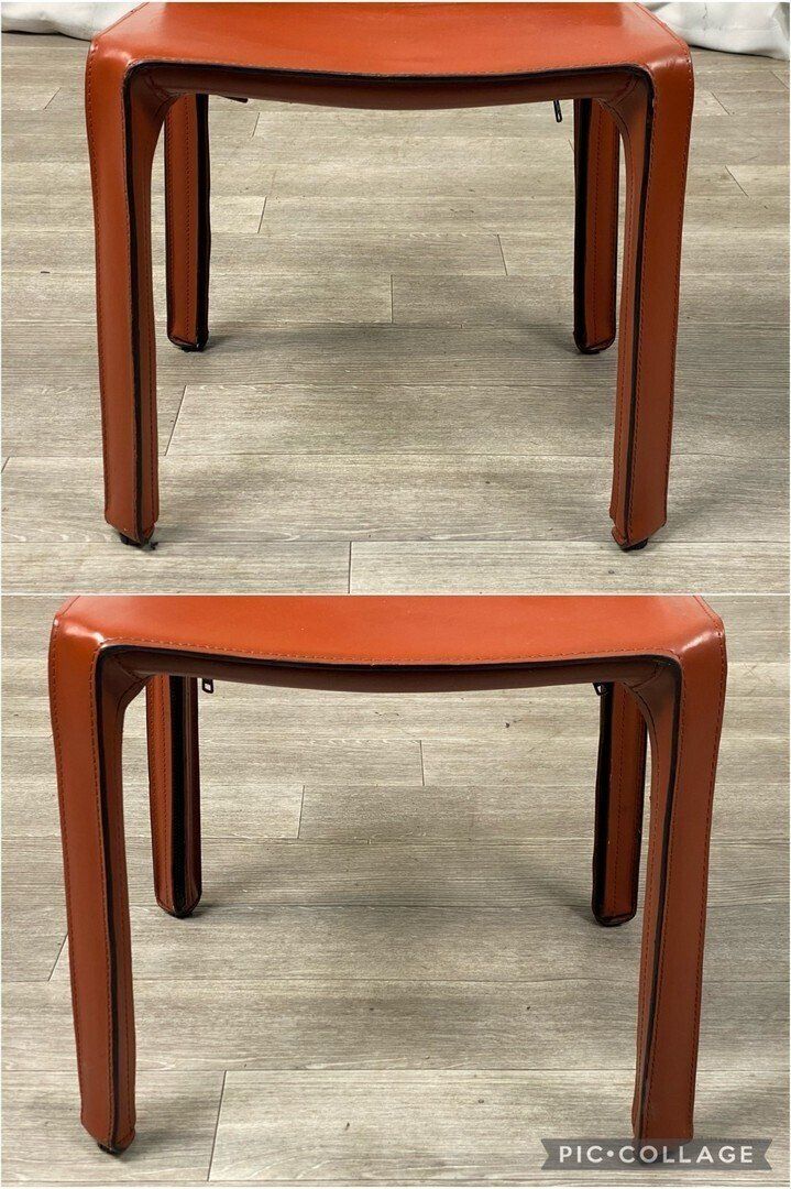 GU11 Cassina CAB 412 カッシーナ ダイニング チェア2脚セット 本革  