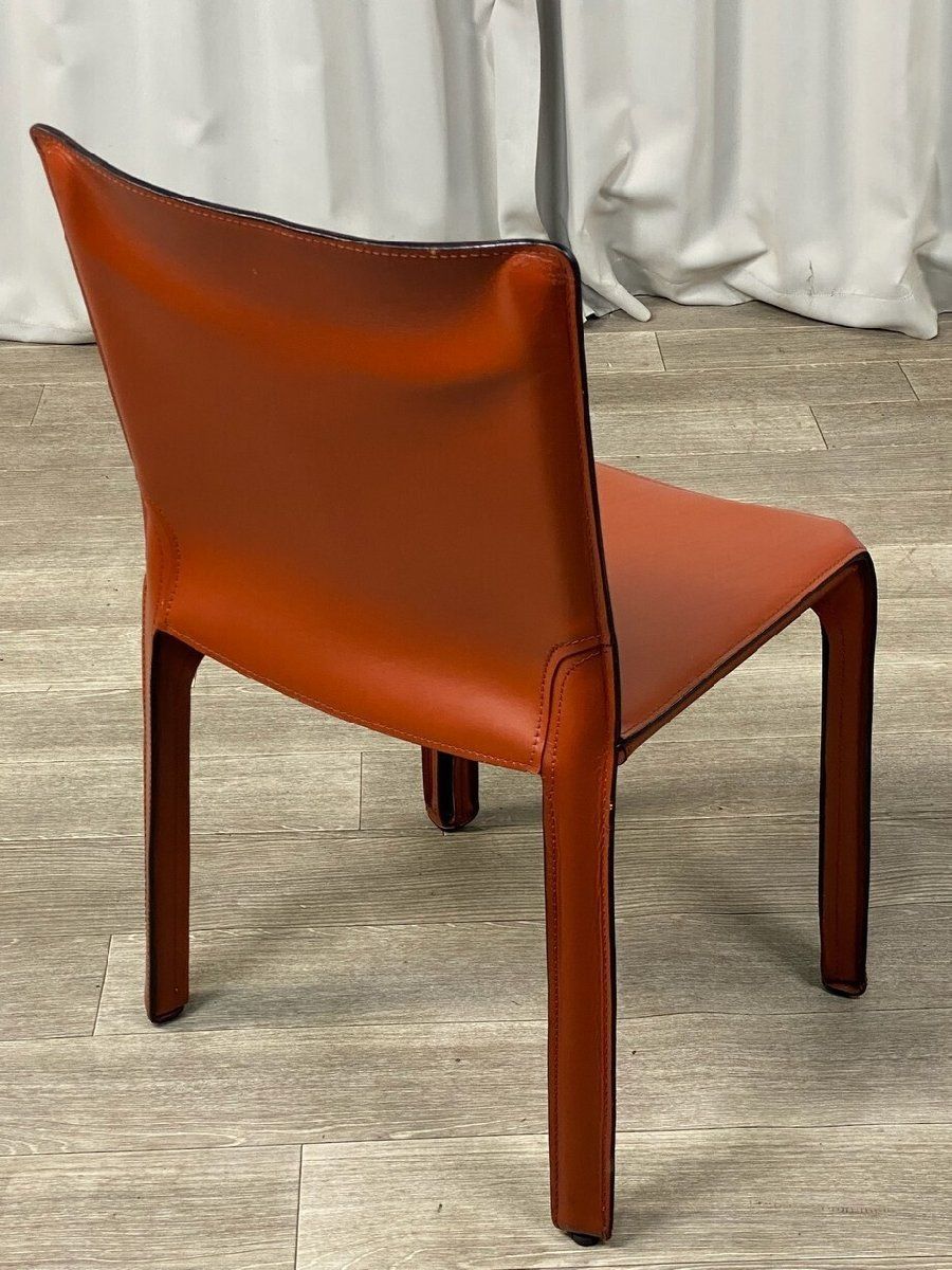 GU11 Cassina CAB 412 カッシーナ ダイニング チェア2脚セット 本革  