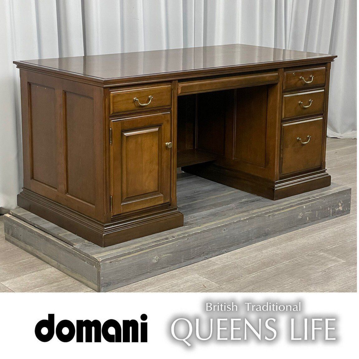 GU31 カリモク ドマーニ クイーンズライフ 両袖 デスク プレジデント