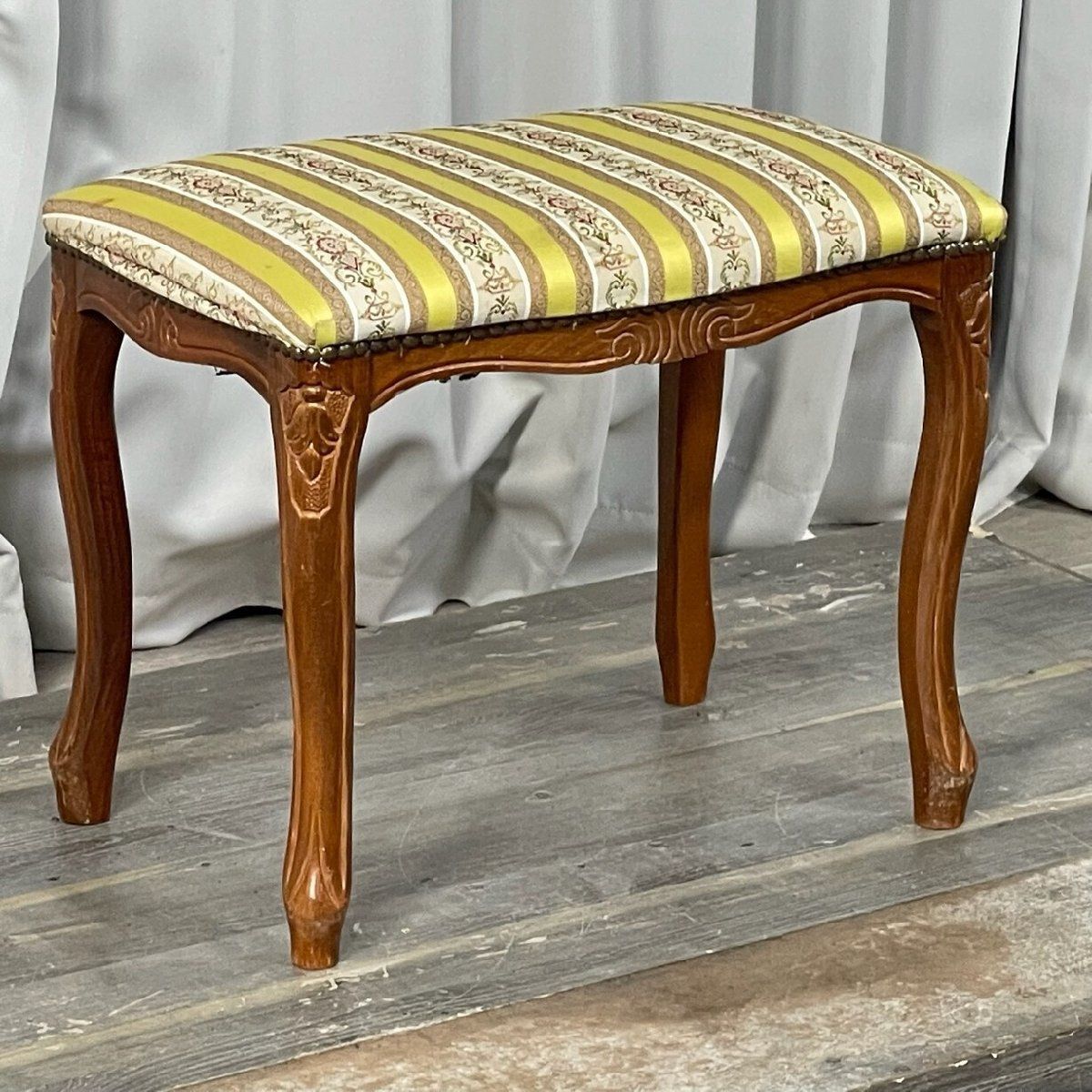 GU47 クラシック 猫脚 スツール オットマン アンティーク スタイル